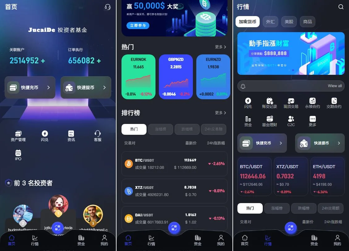 全新java带跟单综合交易所 加密货币|外汇|全开源综合交易所源码