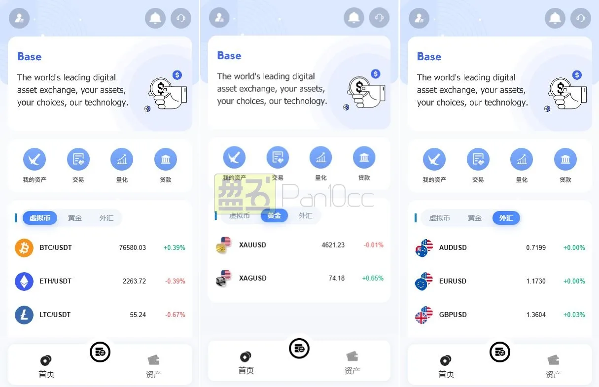 全开源海外DAPP秒合约系统Vue | PHP黄金·外汇行情接口AI质押量化信用分贷款