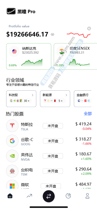 黑瞳股票系统源码 | 两融双融|全开源|质押理财