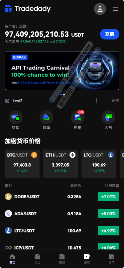 Tradedady跟单交易所