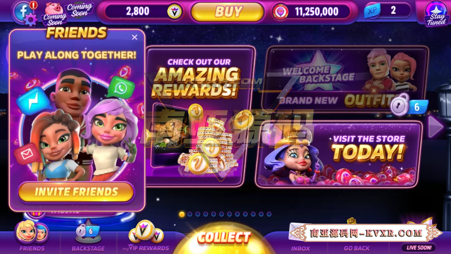 POP!Slots™老虎机游戏系统源码
