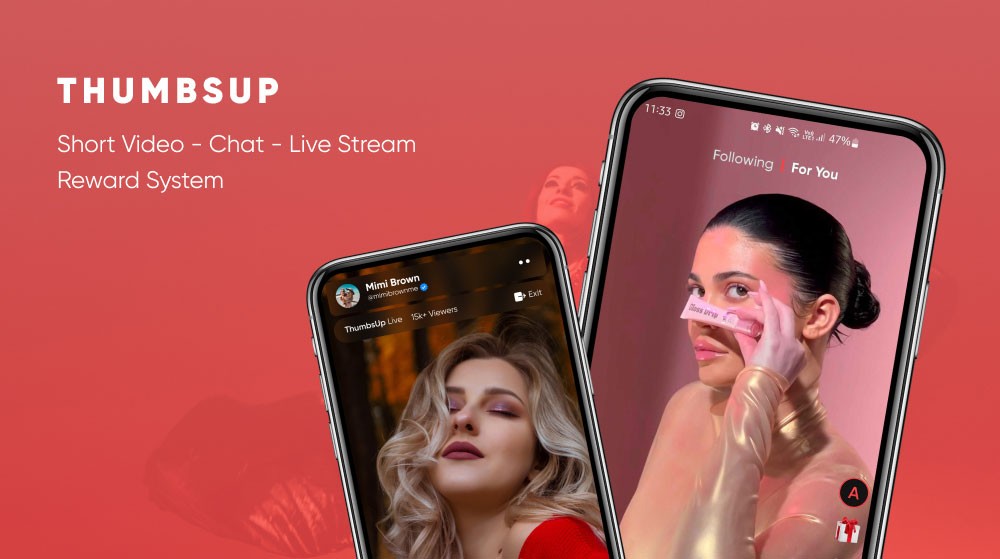仿海外TikTok抖音APP源码 | 抖音短视频源码带搭建教程文档·ThumbsUp短视频直播APP源码