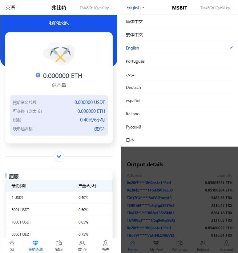 二开盗U系统源码挖矿授权虚拟币秒U源码USDT