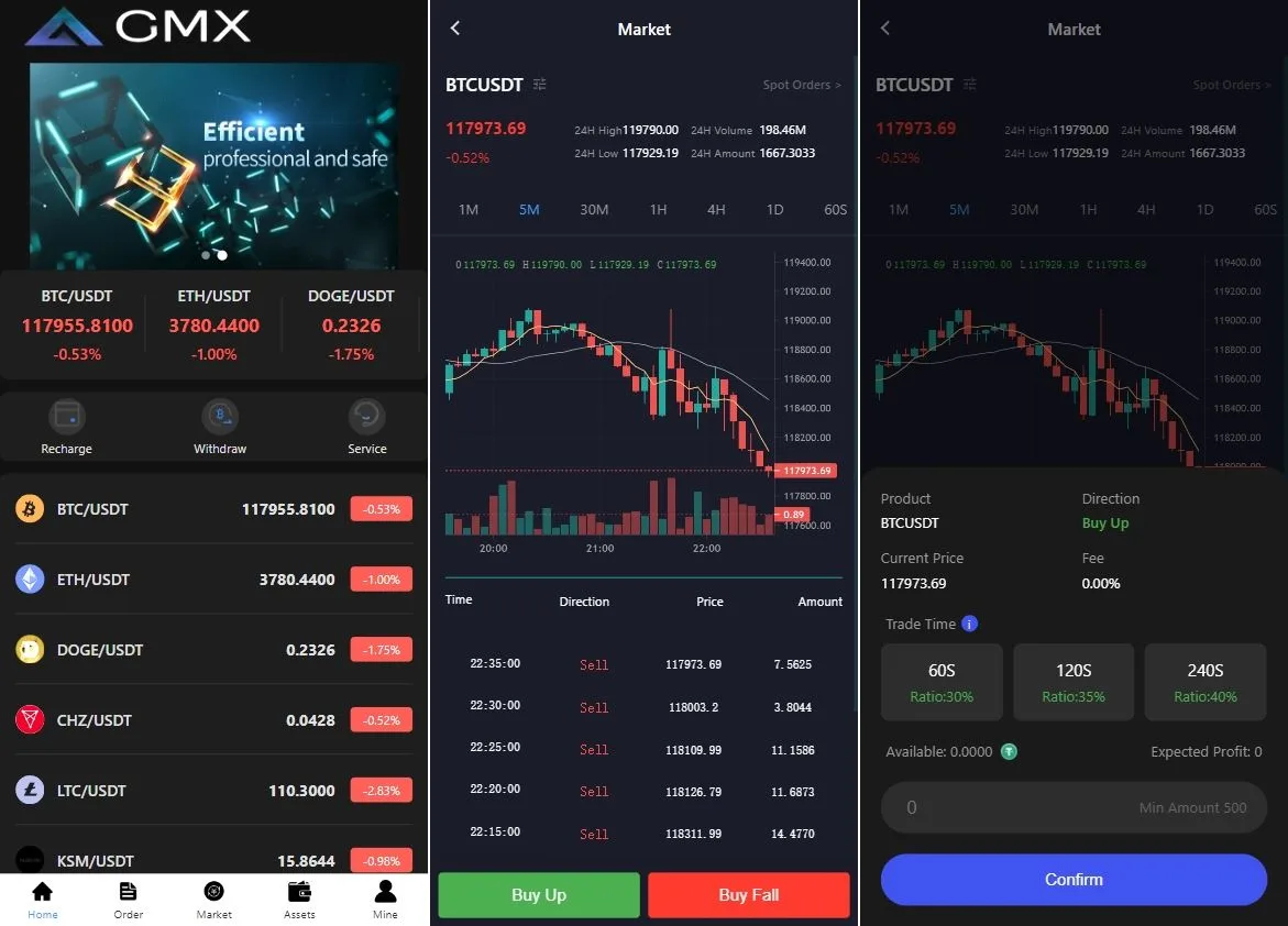 海外版GMX虚拟币微盘源码 | 平仓数据修改及代理功能·Java多语言系统·集成消息通知