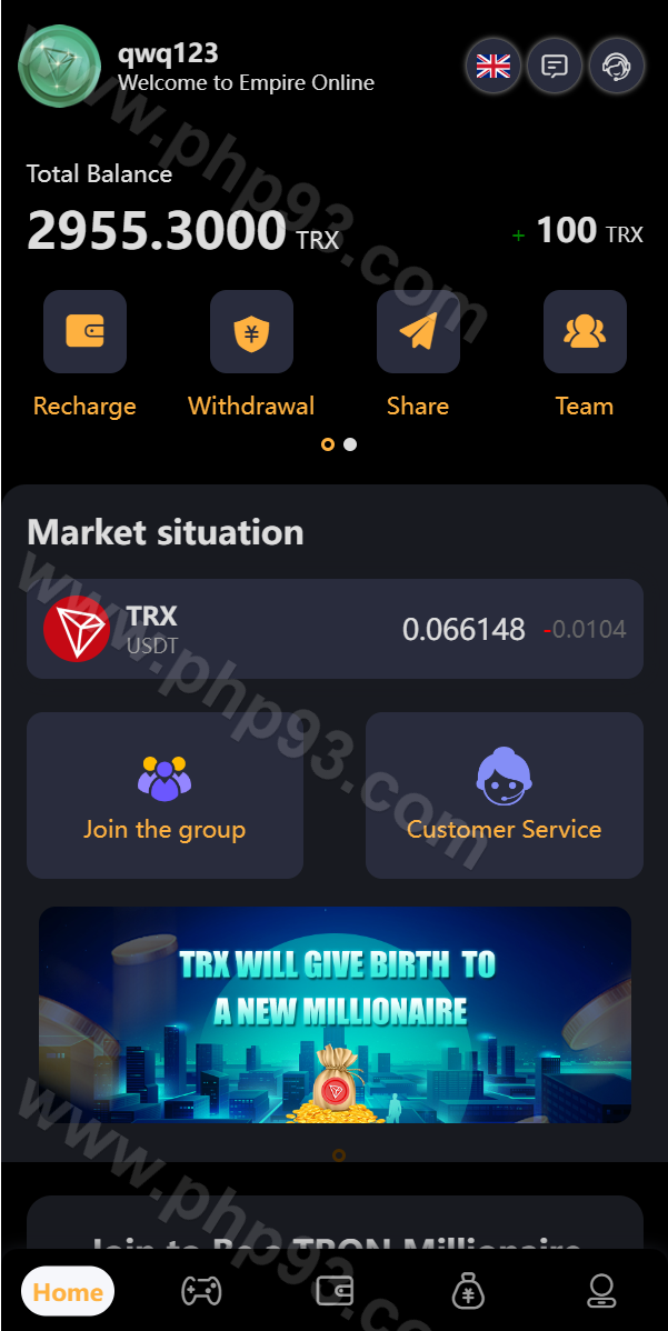 全新多语言区块链游戏源码 | 前端uinapp·trx下注游戏··trx投注竞猜源码·哈希投注源码