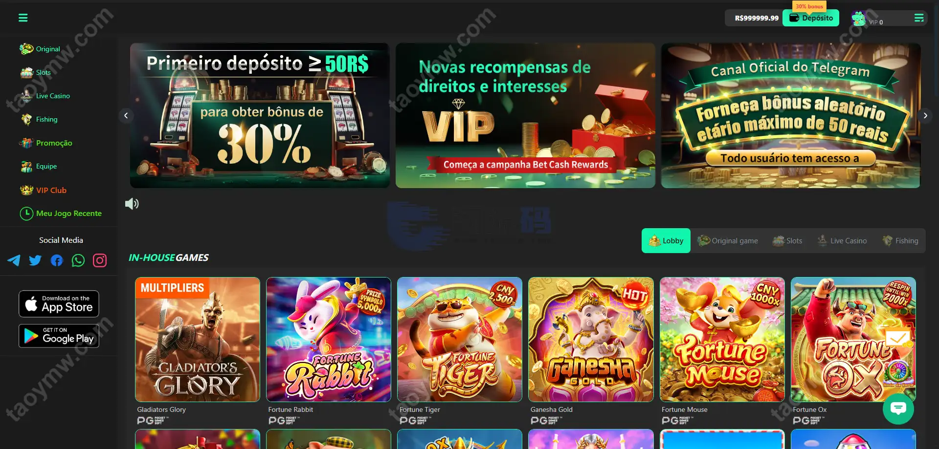 Luck66巴西自适应H5电子Slots源码｜Luck66巴西PG｜真人娱乐捕鱼赌场游戏｜Vue | PHP全套
