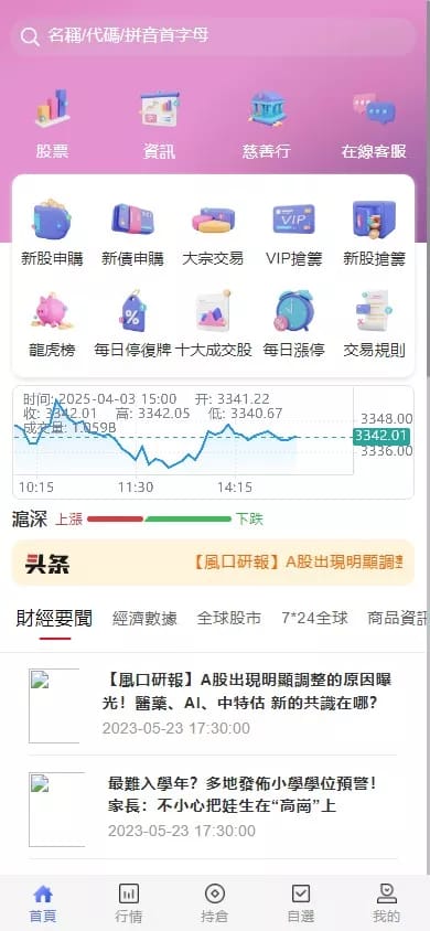 香港股票源码大宗功能+新股申购+vue全可商用开源+快速部署带搭建文档