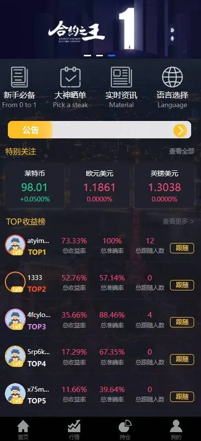 国际化3合一港交易双位盘/微型盘微交易系统+外汇系统期货系统+跟单系统+脚本齐全+快速部署含教程