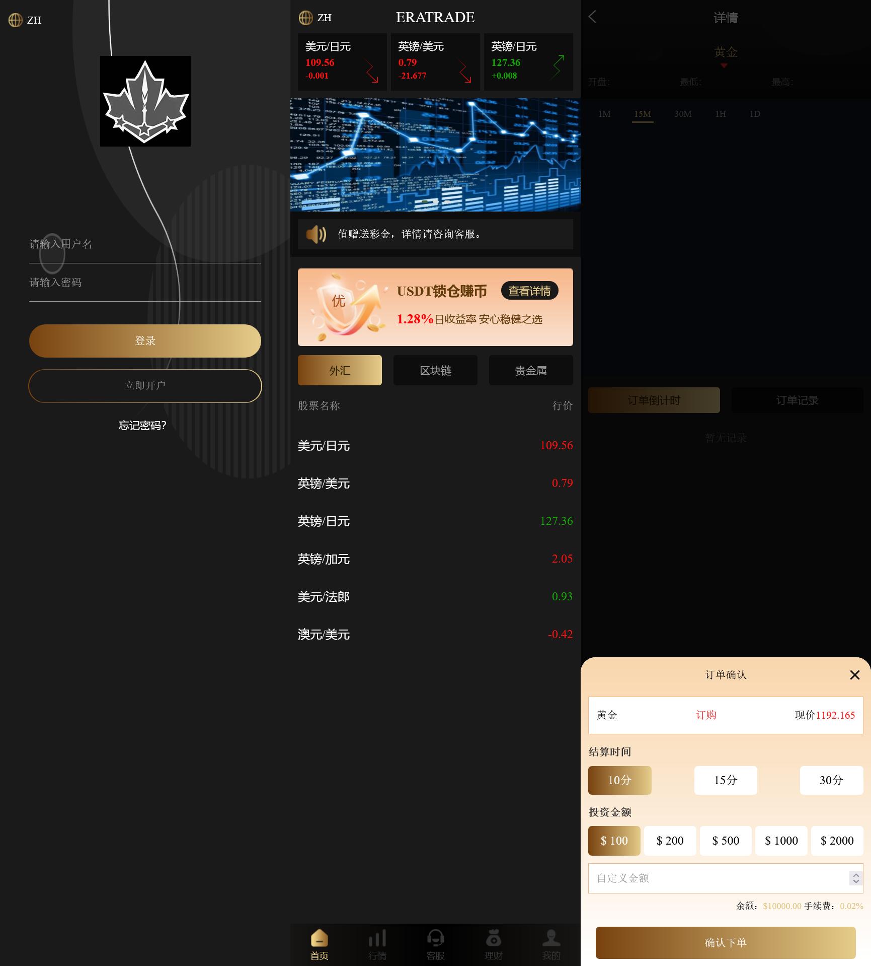 微交易系统 四国语言 | 外汇系统贵金属系统虚拟币交易微交易
