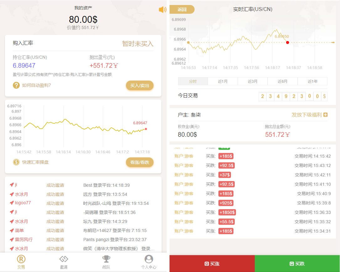 版微型盘交易源码轻量级H5币圈理财杀猪盘