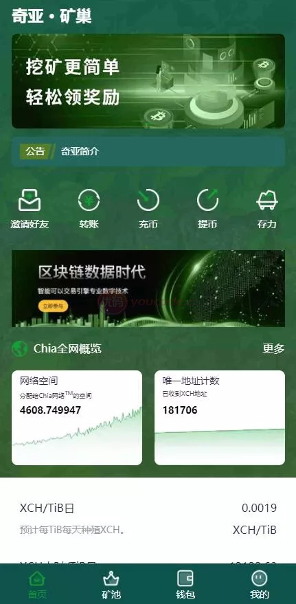 USDT矿机系统BZZ分币系统+虚拟币系统矿机系统