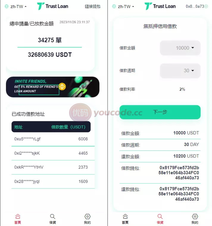 DEFI空投授权盗u秒u系统多语种usdt借贷转账工具系统+三级代理+defi四链盗u秒u系统