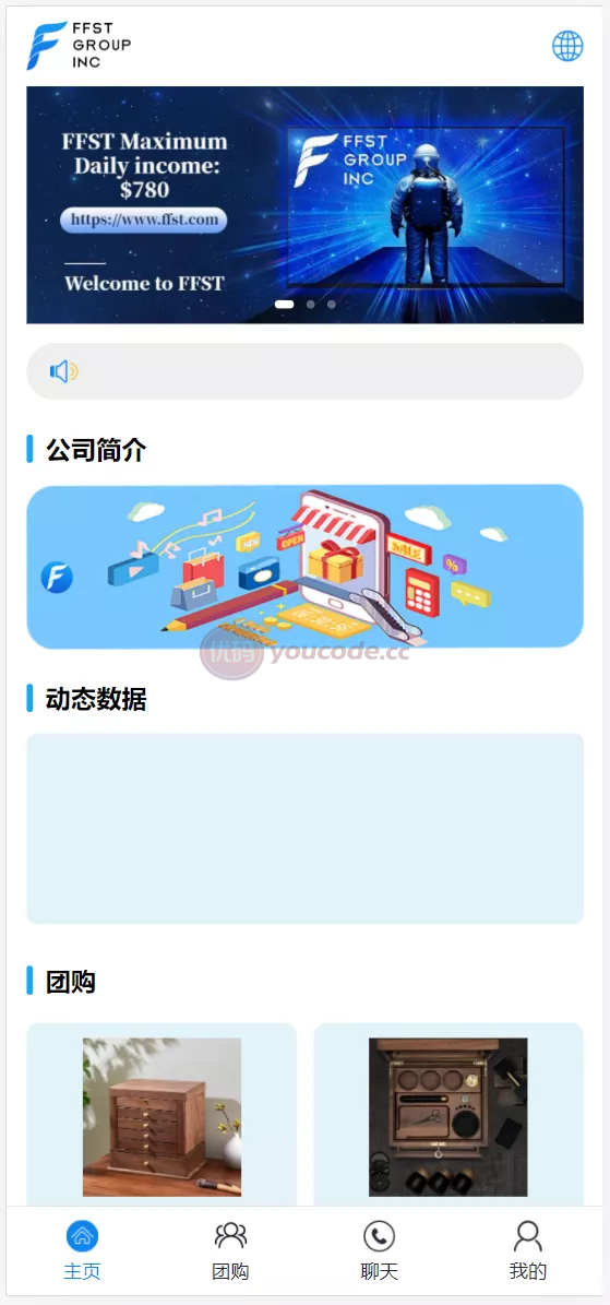 FFST GROUP INC海外拼团源码双语言团购拼团商城源码