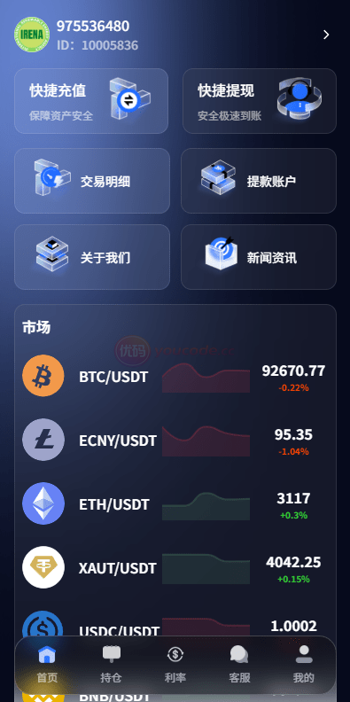 新版海外微交易系统/多语种微交易/虚拟币系统秒永续合约/时间盘