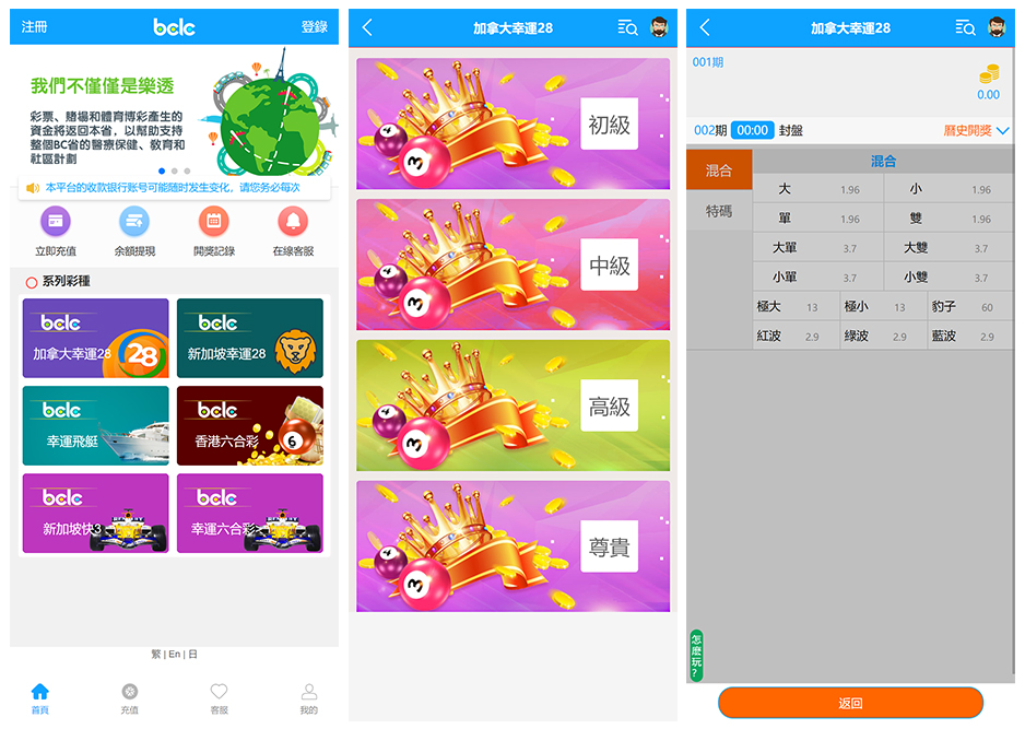 BCLC国际化CP彩票平台系统源码下载,中彩框架支持二次开发/HTML+PHP架构