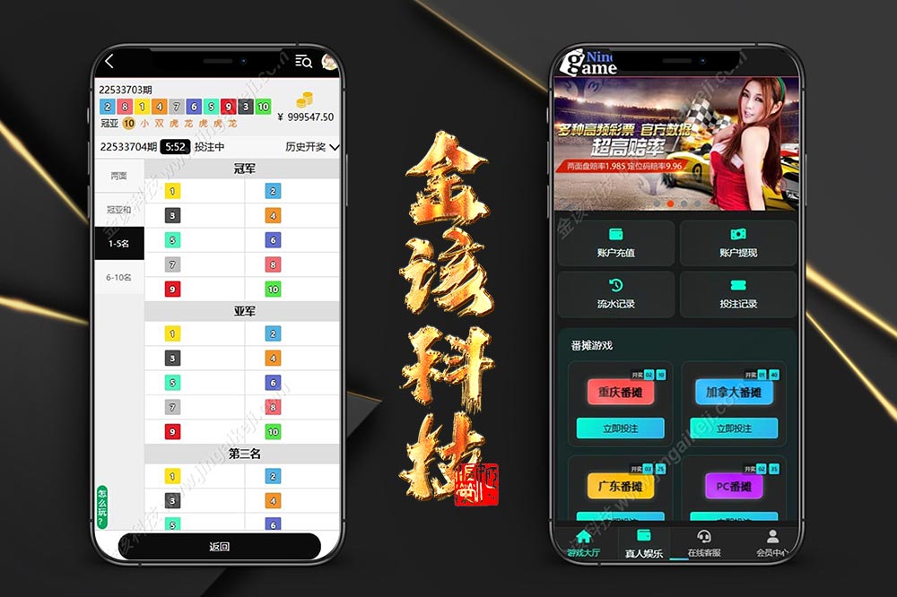 ninegame九游娱乐全功能盘源码下载/加拿大28系统彩种系统源码下载/带番摊玩法/BC系统彩可控+后台框架UI重构后台可控