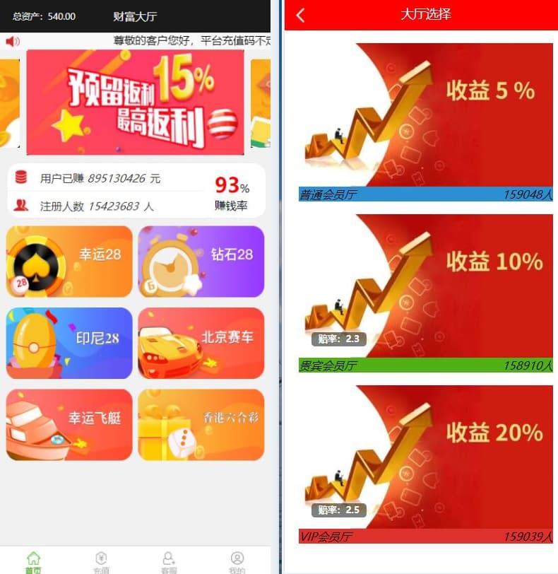 阿里理财28系统无bug版源代码支持幸运和彩种管理后台可调控